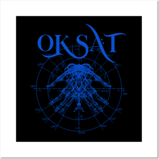 Oksät 180 Blue Posters and Art